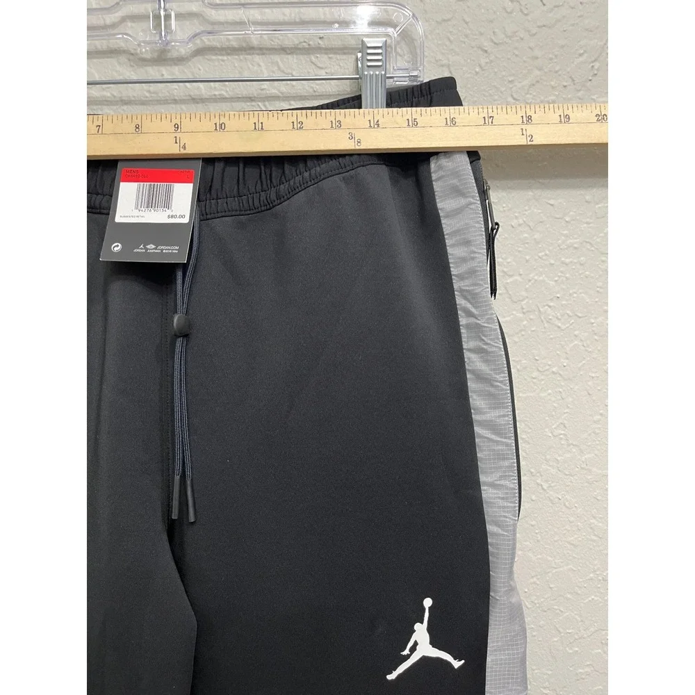 NWT Jordan Air Anti Gravity Dri-Fit Black Tech Jogger Sweats Men's Large